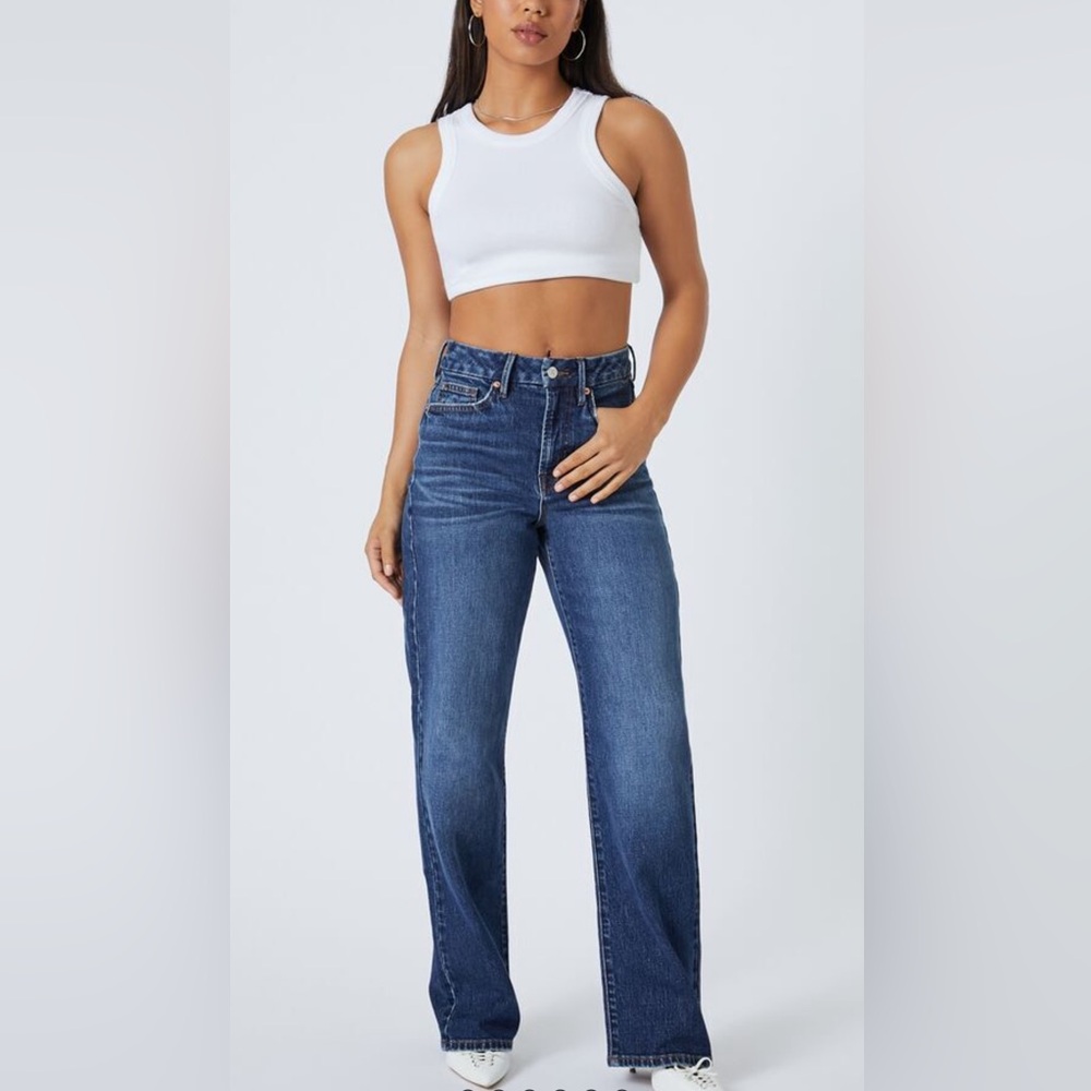 Curvy 90’s-Fit Wide leg size 30